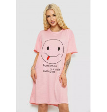 Нічна сорочка, колір рожево-білий, 238R335-2