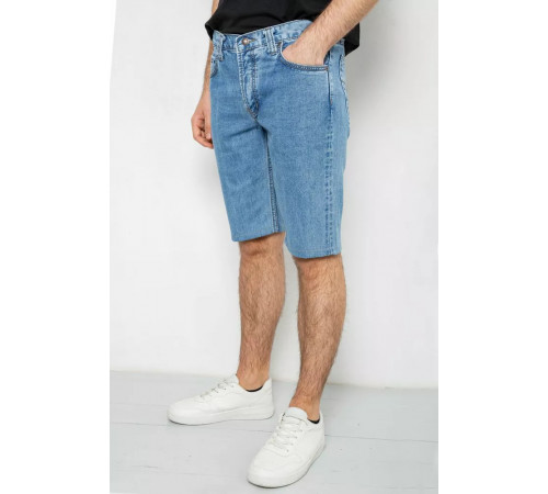 Шорты мужские джинсовые, цвет голубой, 238R2023-2.