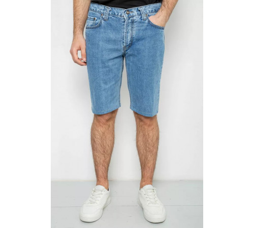 Шорты мужские джинсовые, цвет голубой, 238R2023-2.