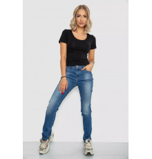 Женская футболка однотонная, цвет черный, 102R1101