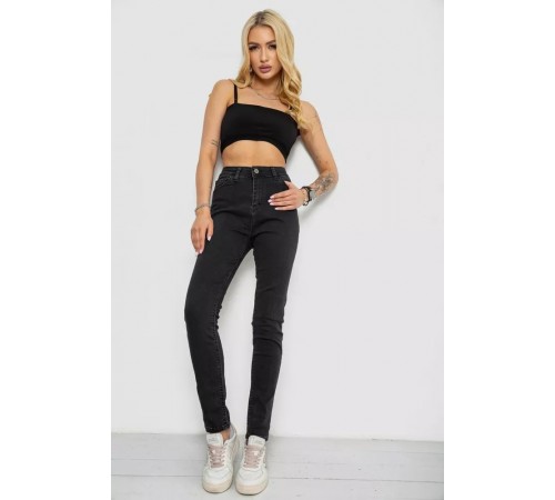 Джинси жіночі Slim Fit, колір чорний, 182R3797 Джинси жіночі Slim Fit, колір чорний, 182R3797