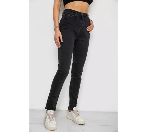 Джинси жіночі Slim Fit, колір чорний, 182R3797 Джинси жіночі Slim Fit, колір чорний, 182R3797