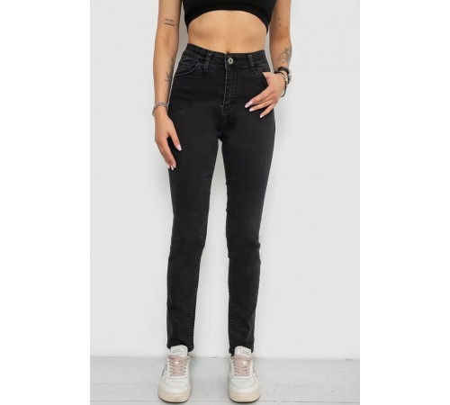 Джинси жіночі Slim Fit, колір чорний, 182R3797 Джинси жіночі Slim Fit, колір чорний, 182R3797