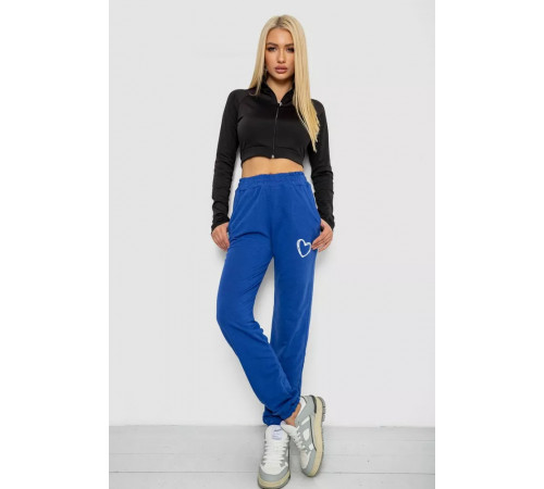 Спортивні штани жіночі, колір електрик, 238R324