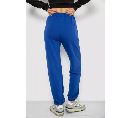 Спортивні штани жіночі, колір електрик, 238R324