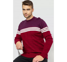 Свитер мужской, цвет бордовый, 161R884