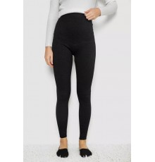Лосины трикотажные бесшовные махровые, цвет темно-серый, 139R1220.