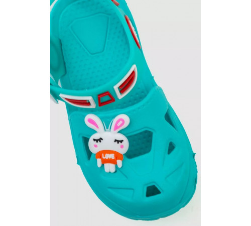 Сандалии детские для девочки, цвет мятный, 243R51-252.