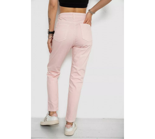 Джинси жіночі Mom's, колір пудровий, 182R1471