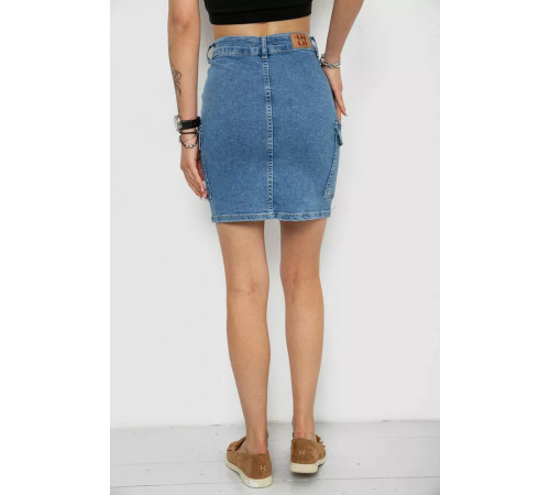 Спідниця жіноча джинсова, колір синій, 182R1459