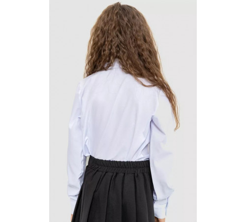 Блузка нарядная для девочек, цвет белый, 172R201-2.