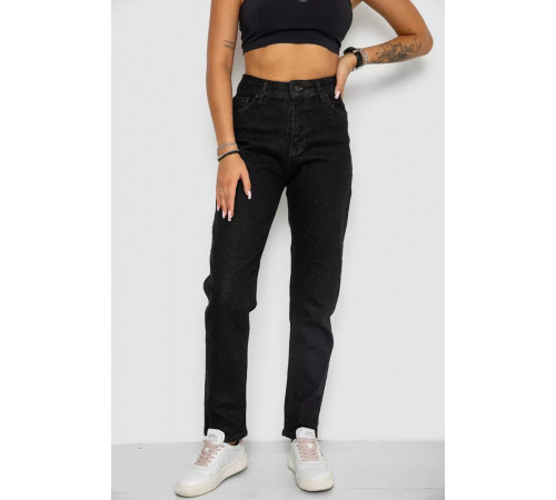 Джинсы женские, цвет черный, 244R920-6