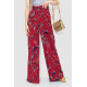 Штани жіночі вільного крою, колір бордовий, 244R050