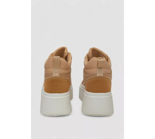 Кросівки жіночі демісезонні на платформі, колір бежевий, 243R2024-9