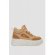 Кросівки жіночі демісезонні на платформі, колір бежевий, 243R2024-9