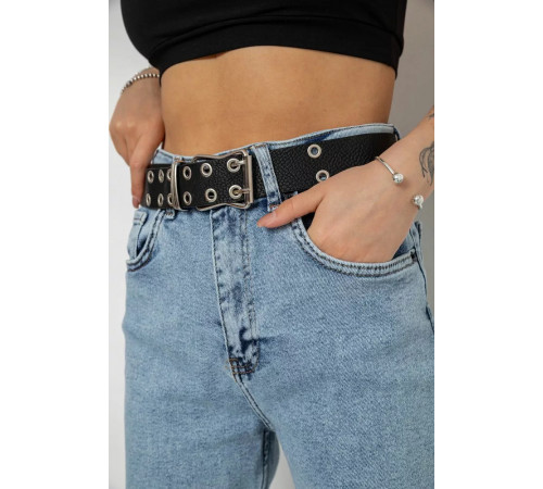 Джинсы женские MOM стрейч, цвет голубой, 244R00653