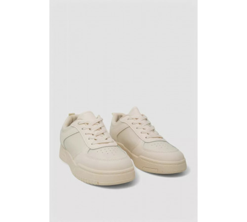 Кеди жіночі однотонні, колір бежевий, 248RAD150