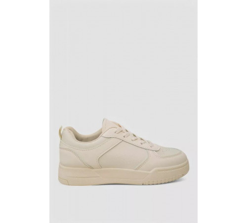 Кеди жіночі однотонні, колір бежевий, 248RAD150