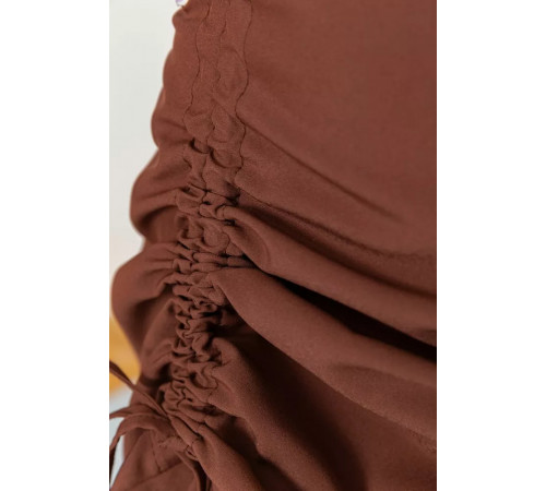 Сукня, колір коричневий, 176R1038