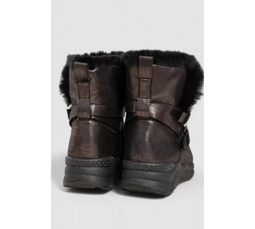 Уггі жіночі зі штучним хутром всередині, колір коричневий, 131R747