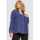 Блуза, колір синій, 102R306