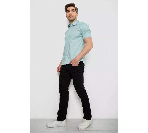 Рубашка мужская однотонная, цвет оливковый, 214R6917-3. Рубашка мужская однотонная, цвет оливковый, 214R6917-3.