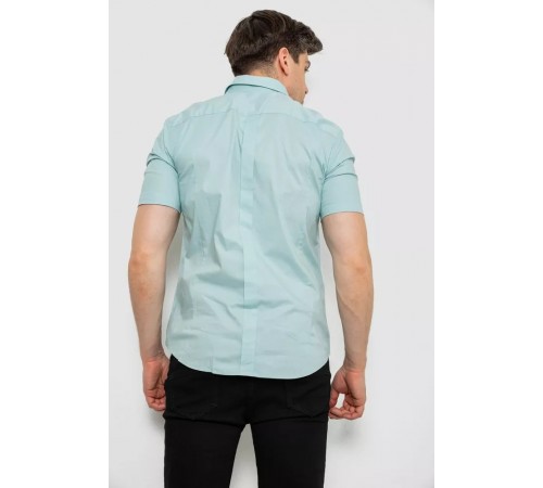 Рубашка мужская однотонная, цвет оливковый, 214R6917-3. Рубашка мужская однотонная, цвет оливковый, 214R6917-3.