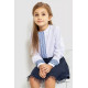 Блузка ошатна для дівчаток, колір біло-синій, 172R204-1