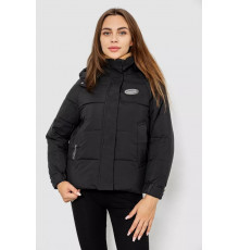 Куртка жіноча демісезонна з рукавом реглан, колір чорний, 244RE115