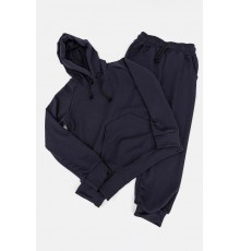 Спорт костюм подростковый, цвет темно-синий, 129R7144