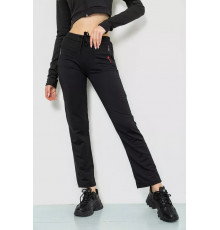 Спортивні штани жіночі, колір чорний, 244R514