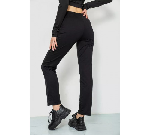 Спортивные брюки женские, цвет черный, 244R514