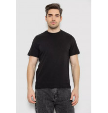 Мужская футболка с принтом, цвет черный, 241R1907