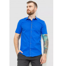 Рубашка мужская, цвет электрик, 214R7543