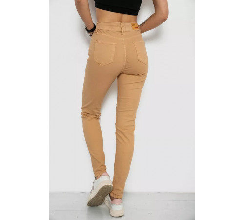Джинсы женские, цвет бежевый, 182R1633.
