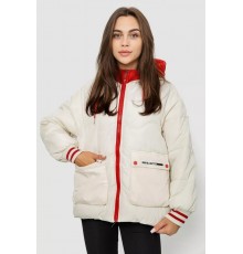 Куртка женская демисезонная с рукавом реглан, цвет молочный, 244R8023