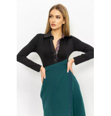 Сорочка жіноча ошатна, колір чорний, 167R744