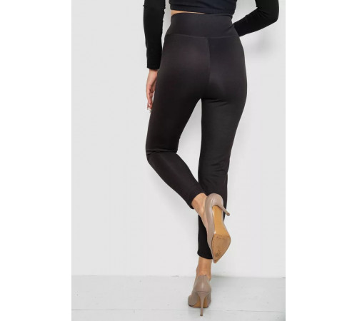 Лосини утеплені на флісі, колір чорний, 243R053