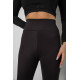 Лосини утеплені на флісі, колір чорний, 243R053