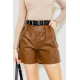 Шорти жіночі повсякденні вільні, колір коричневий, 186R5223