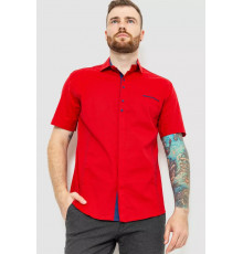 Рубашка мужская классическая, цвет красный, 214R7126