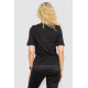 Женская футболка с принтом, цвет черный, 241R126