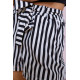 Женские шорты, в черно-белую полоску, 172R009-1.