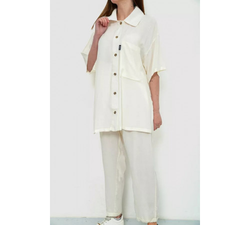 Костюм женский, цвет молочный, 102R5227