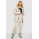 Женский спортивный костюм на флисе, цвет светло-бежевый, 102R7715.