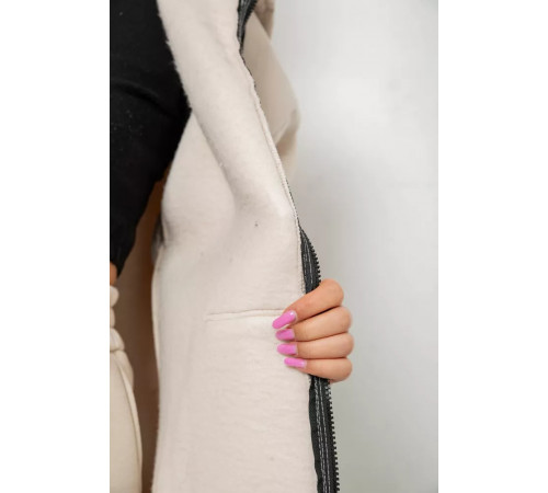 Женский спортивный костюм на флисе, цвет светло-бежевый, 102R7715.