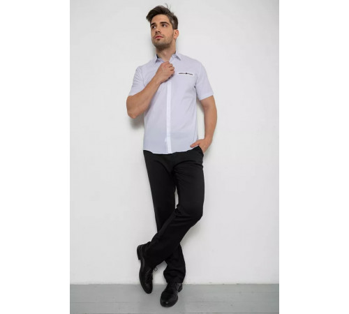 Рубашка мужская, цвет белый, 214R7114-2