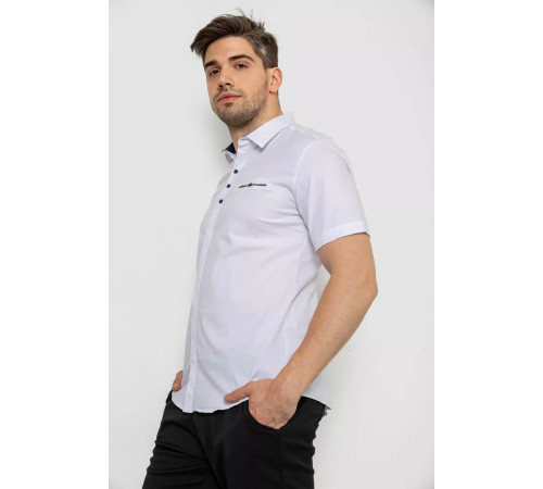 Рубашка мужская, цвет белый, 214R7114-2