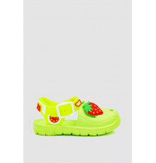 Сандалии детские для девочки 2, цвет салатовый, 243R51-188.