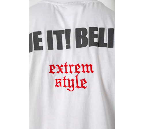 Футболка чоловіча з принтом, колір білий, 244R2126